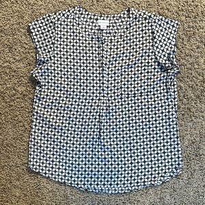 Liz Claiborne top, size XL, slightly worn, pet and smoke free home.